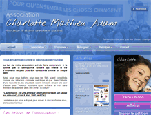 Tablet Screenshot of charlotte-mathieu-adam.org